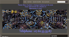 Desktop Screenshot of de-tissus-en-couture.com